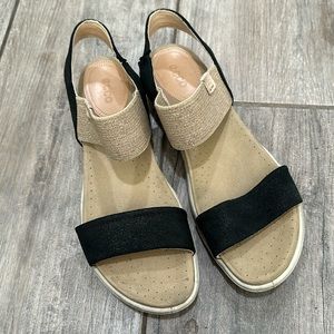 Ecco Damara Slingback Sandals black / natural